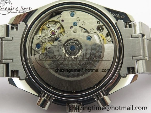 0507 Elegant Speedmaster Racing Master SS HRF 1:1 Best Edition White Dial on SS Bracelet A 7864
